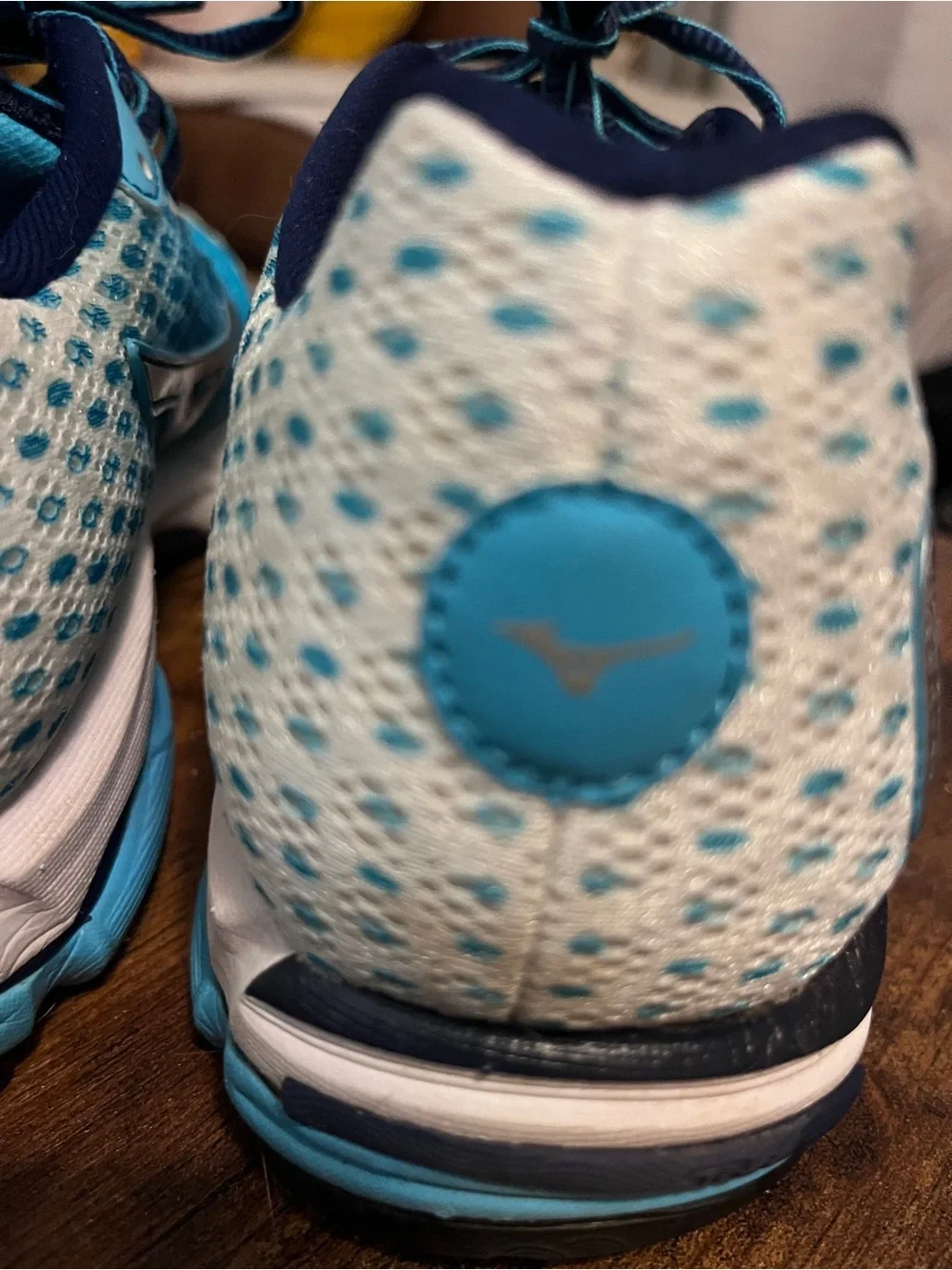 Mizuno Women's Turquoise and Navy Running Shoe